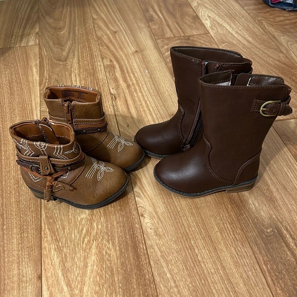 Little Girl Toddler Fall Boots Cowgirl Riding Boots